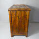 Meuble d'appoint chiffonnier en rotin bambou ethnique vintage