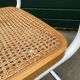 Set of 4 Cesca b32 model chairs in white by Marcel Breuer