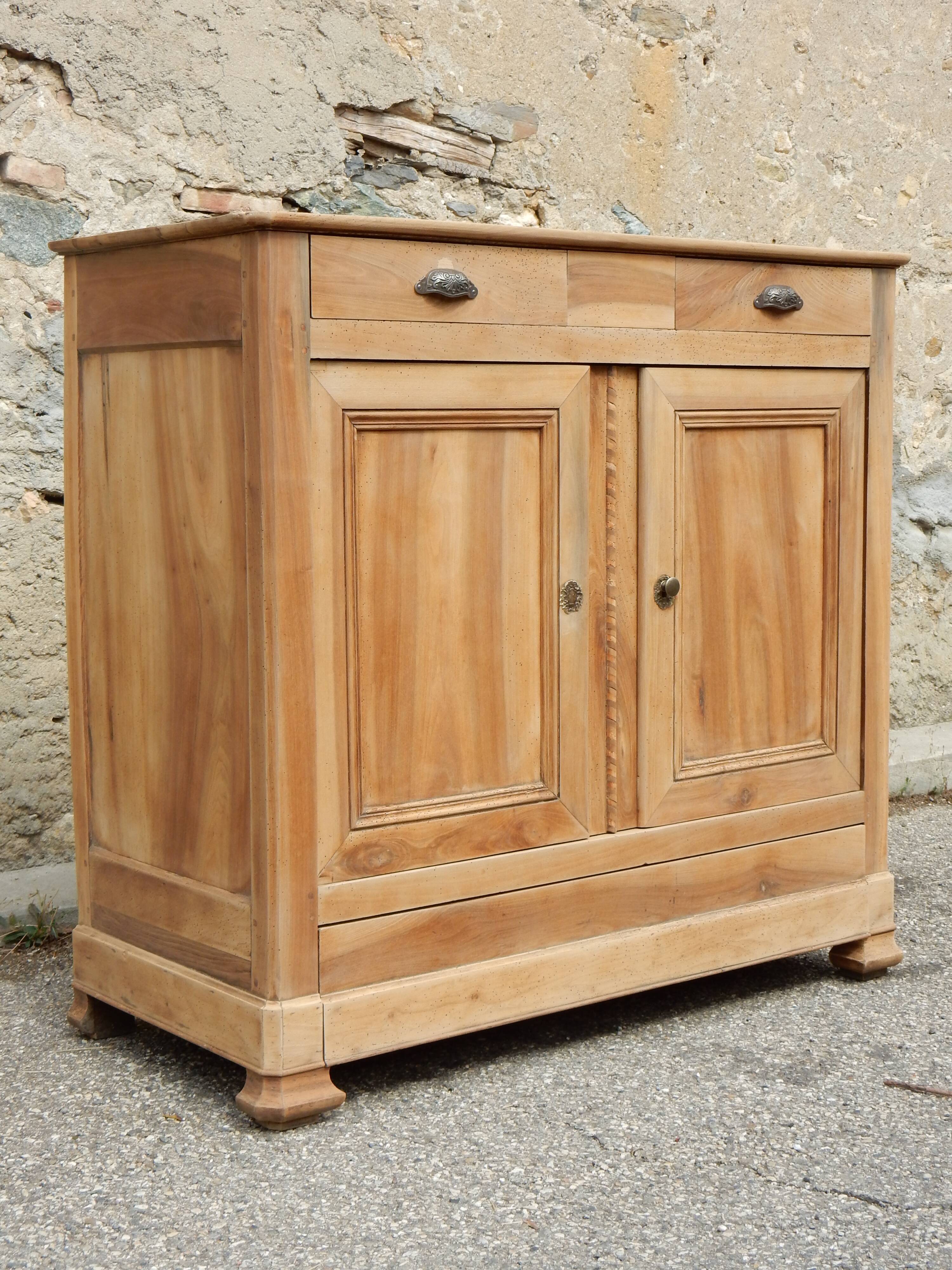 Majestic old walnut country sideboard