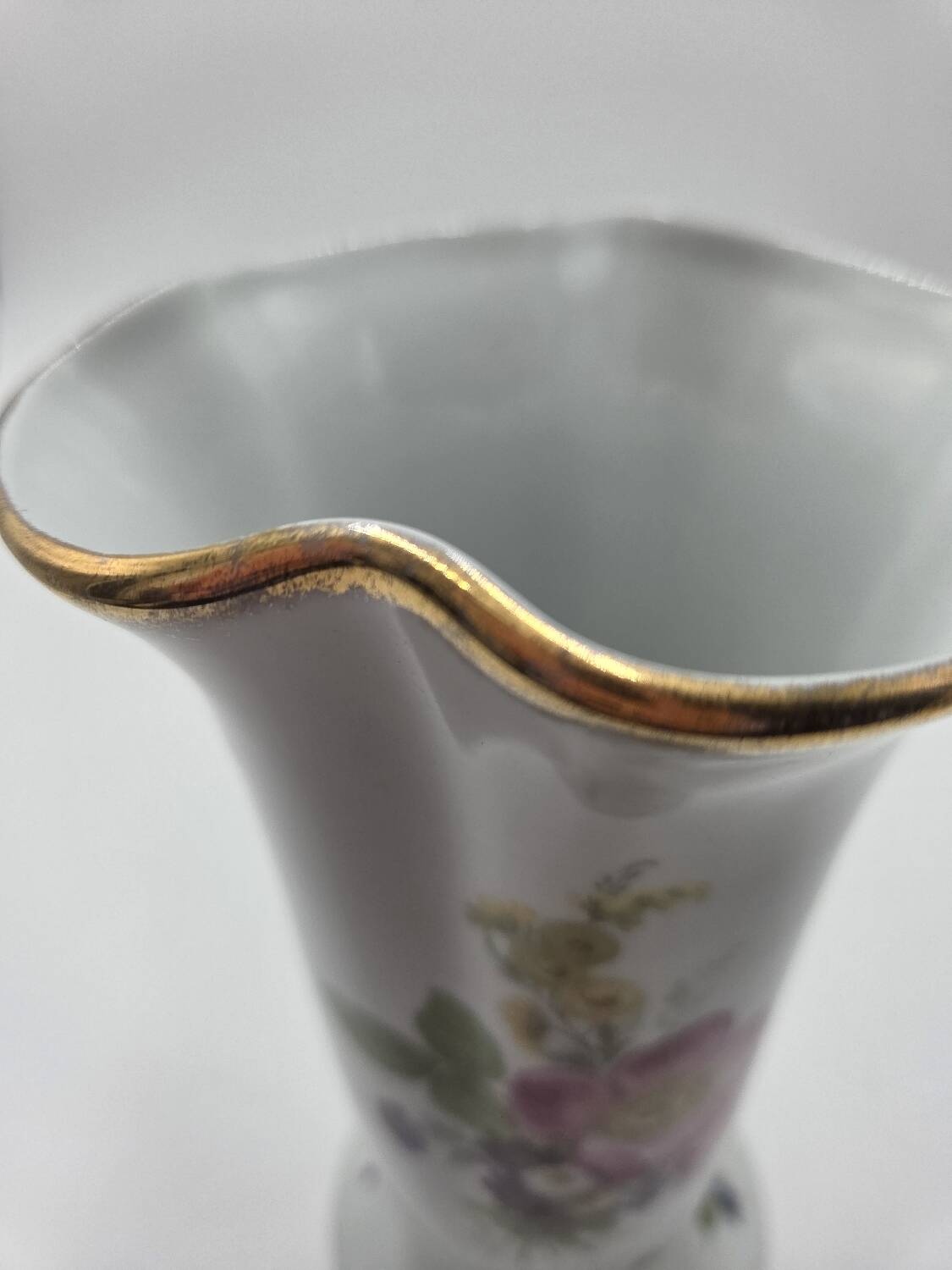 Limoges porcelain vase