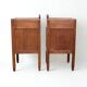 Pair of Amsterdamse School nightstands by J.J. Zijfers