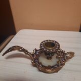 Bougeoir ancien en bronze