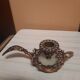Antique bronze candle holder