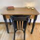 Farm table/desk + Bauman bistro chair
