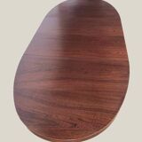 Oval extendable table designed 1960 Baumann style