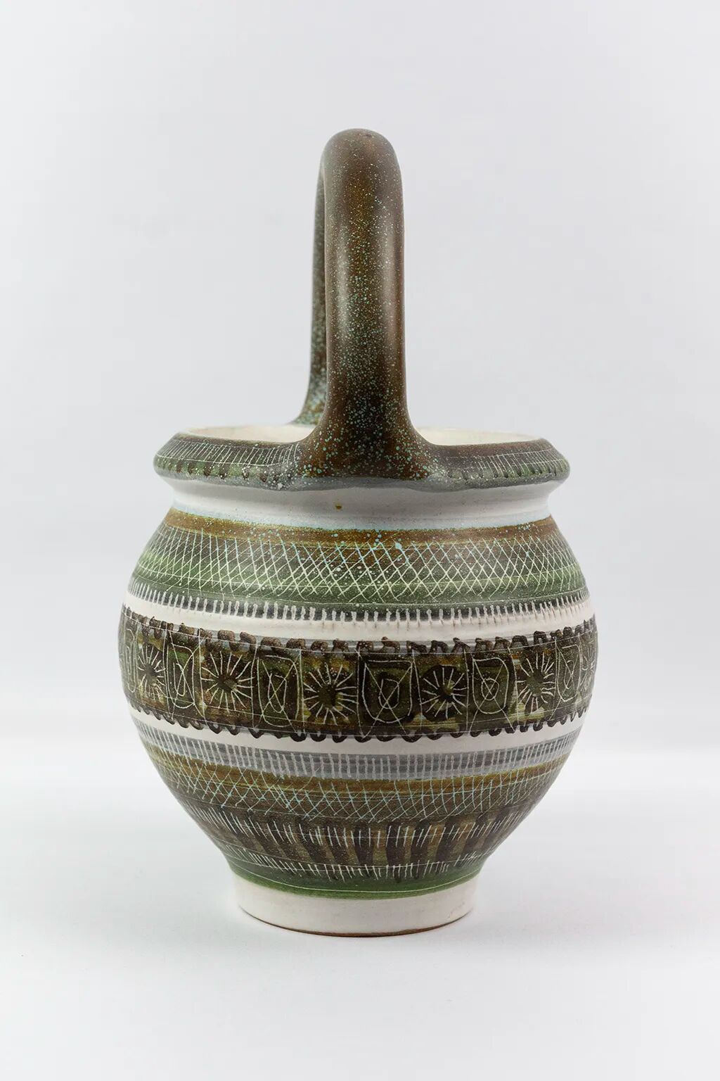 Handled ceramic vase glazed by Marcel Guillot – 1950s