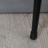 Set of 2 formica chairs in white/grey