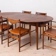 Torbjørn Afdal Darby Dining Set with Six Chairs & Extendable Table, 1960s