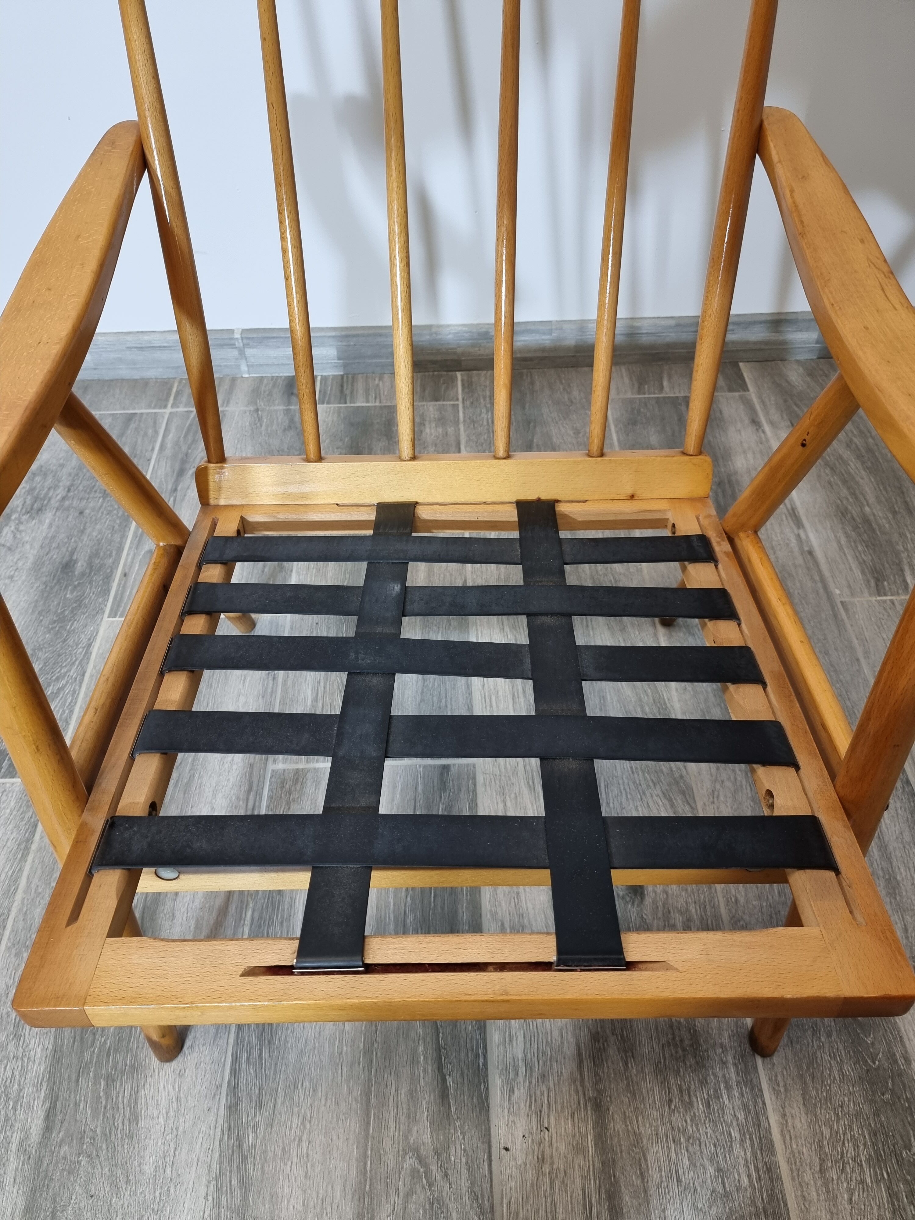 2 armchairs boomerang model by Ton