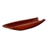 Organically Carved Serving Tray in Teak, 1950s Denmark