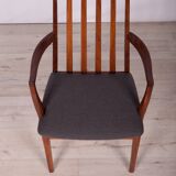 Mid-Century Teak and Fabric Dining Chairs by Leslie Dandy for G-Plan, 1960s, Set of 6