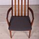 Chaises de salle à manger en teck et tissu du milieu du siècle par Leslie Dandy pour G-Plan, années 1960, lot de 6