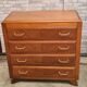 commode, chiffonier 1950 a 70 , bois teinté 85x87x55 tres bon etat