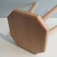 Lot de 2 tabourets en bois