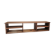 Shop display case shelf to lay in oak wood and old patinated pine