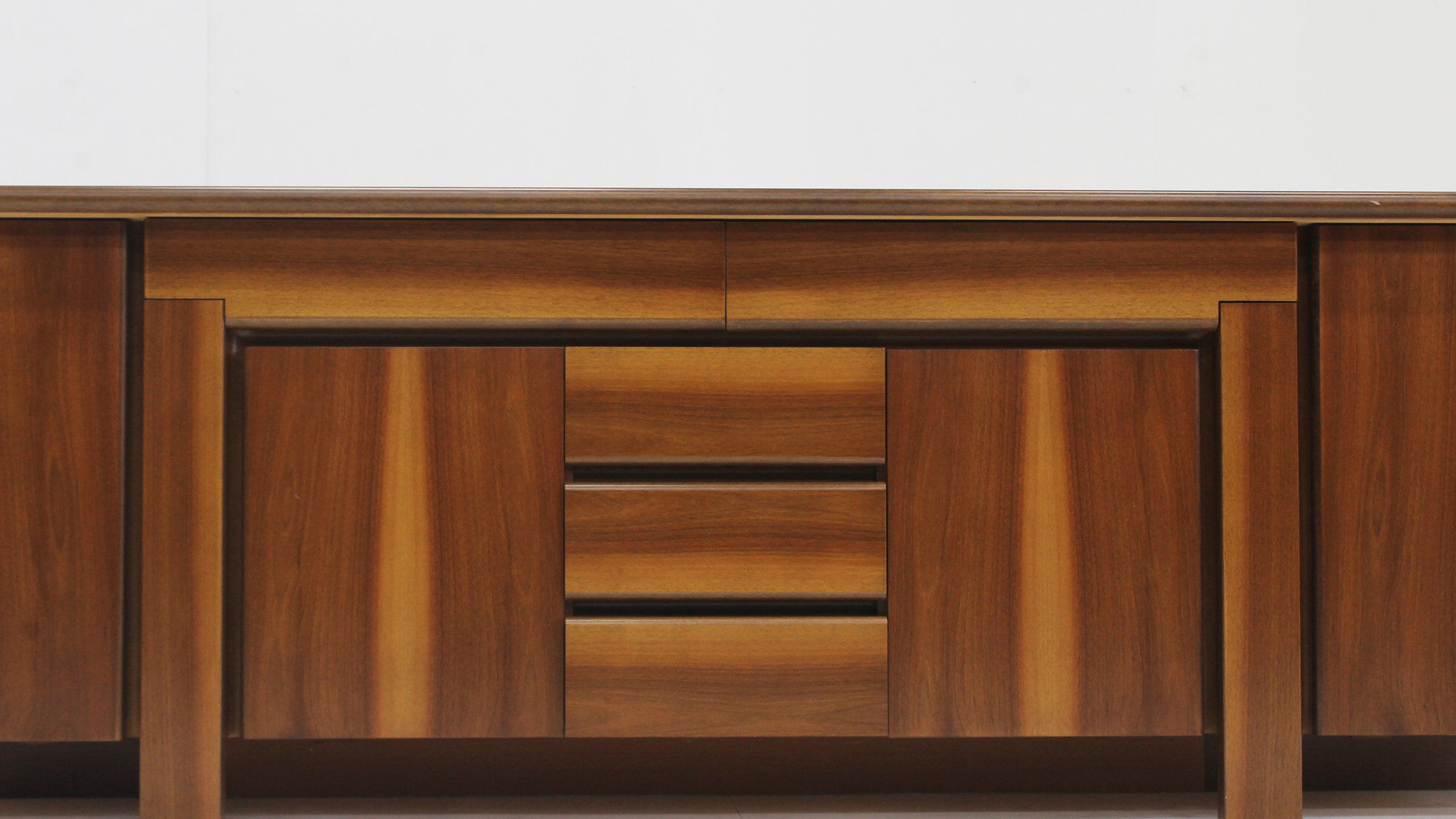 Vintage Italian walnut sideboard 1960s