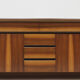Vintage Italian walnut sideboard 1960s