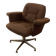 1970s swivel chair in tweed and chrome – 7 available