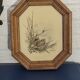 Illustration oiseaux vintage sur panneau