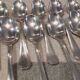 12 silver-plated metal teaspoons by Christofle America, 14.1cm