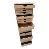 Furniture with multiple drawers