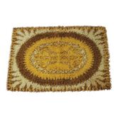 Tapis abstrait en laine des années 1970