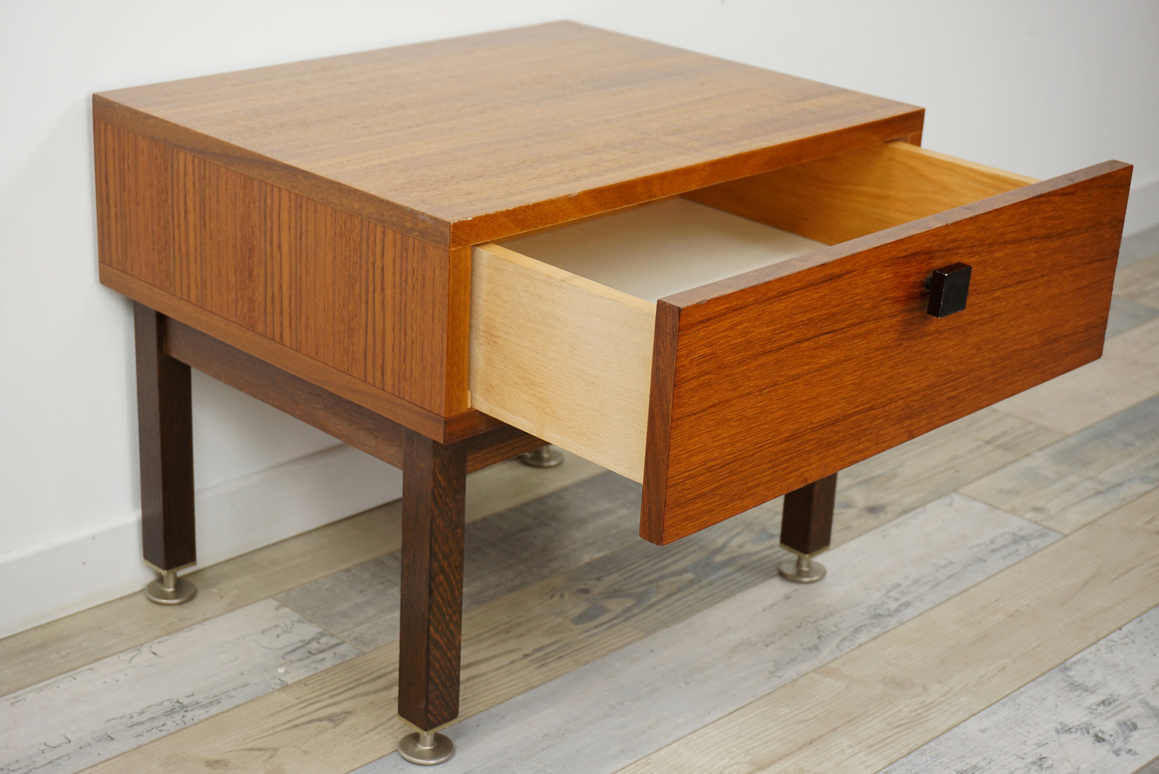 Teak night table 50s - 60s by CombinEurop