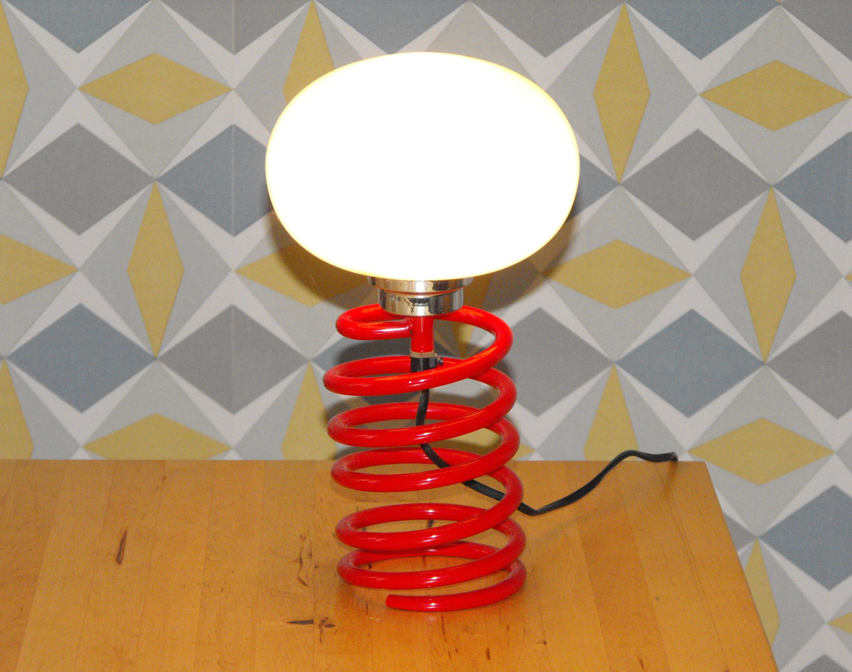Spring lamp 70s