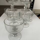 8 crystal ice cream cups