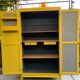 Armoire parisienne jaune poudrée 1950
