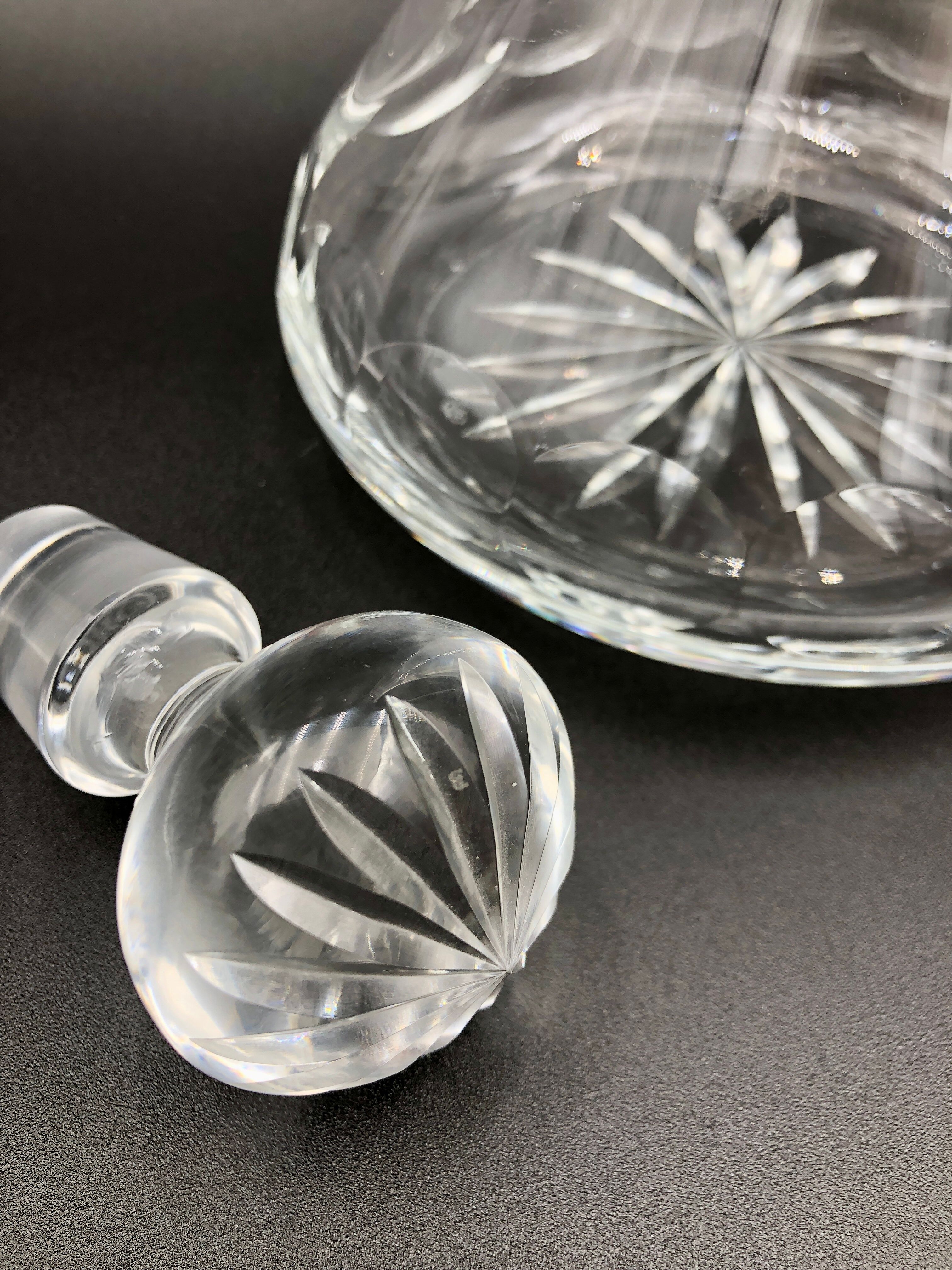 Crystal decanter Val Saint Lambert