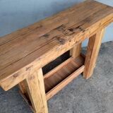 Brutalist console 120 cm solid wood
