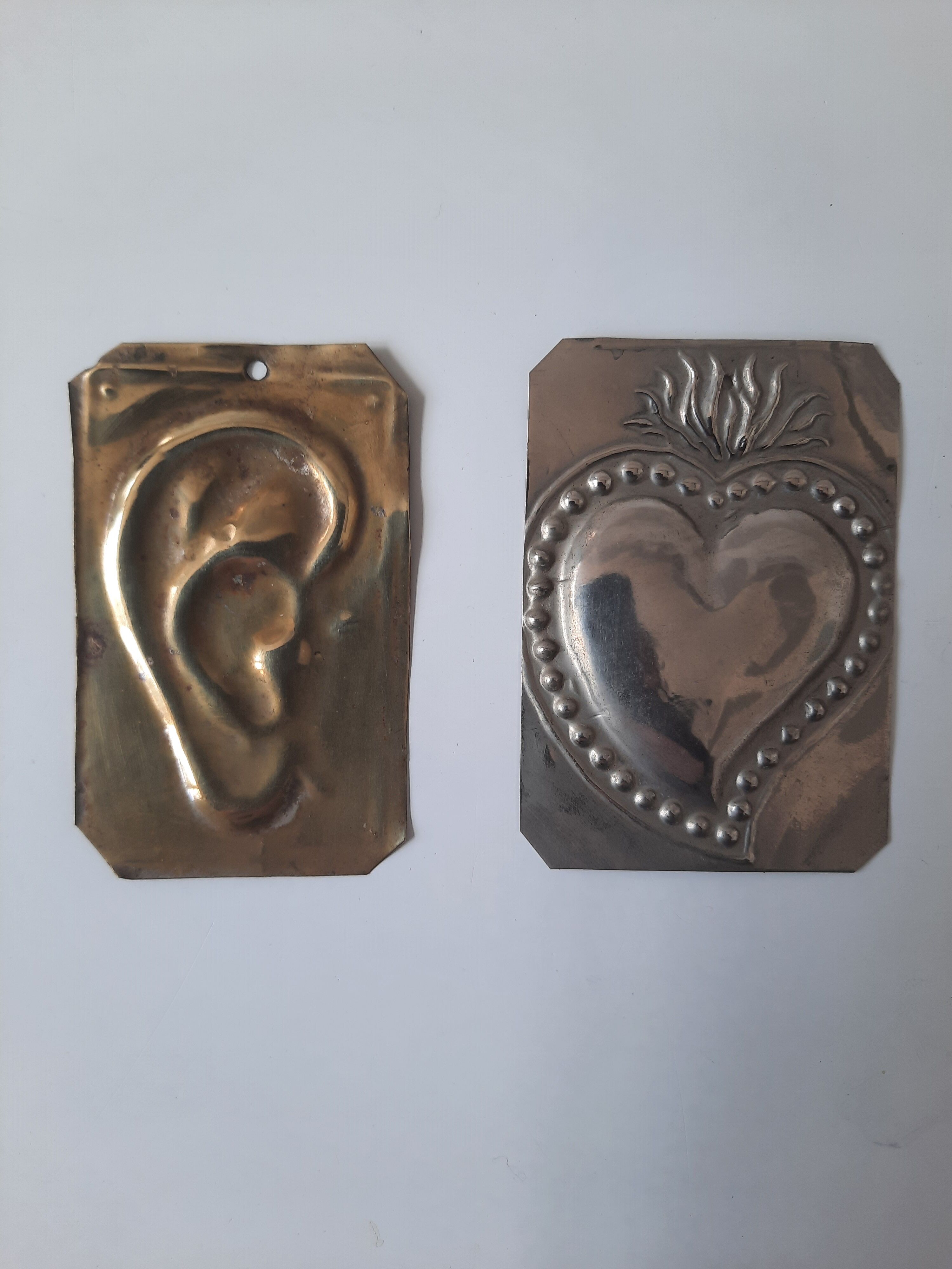 Lot of Greek ex-voto metal