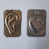 Lot of Greek ex-voto metal