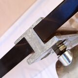 Plexiglas design rolling coffee table