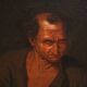 Great 17th century Italian painting, philosopher in his study