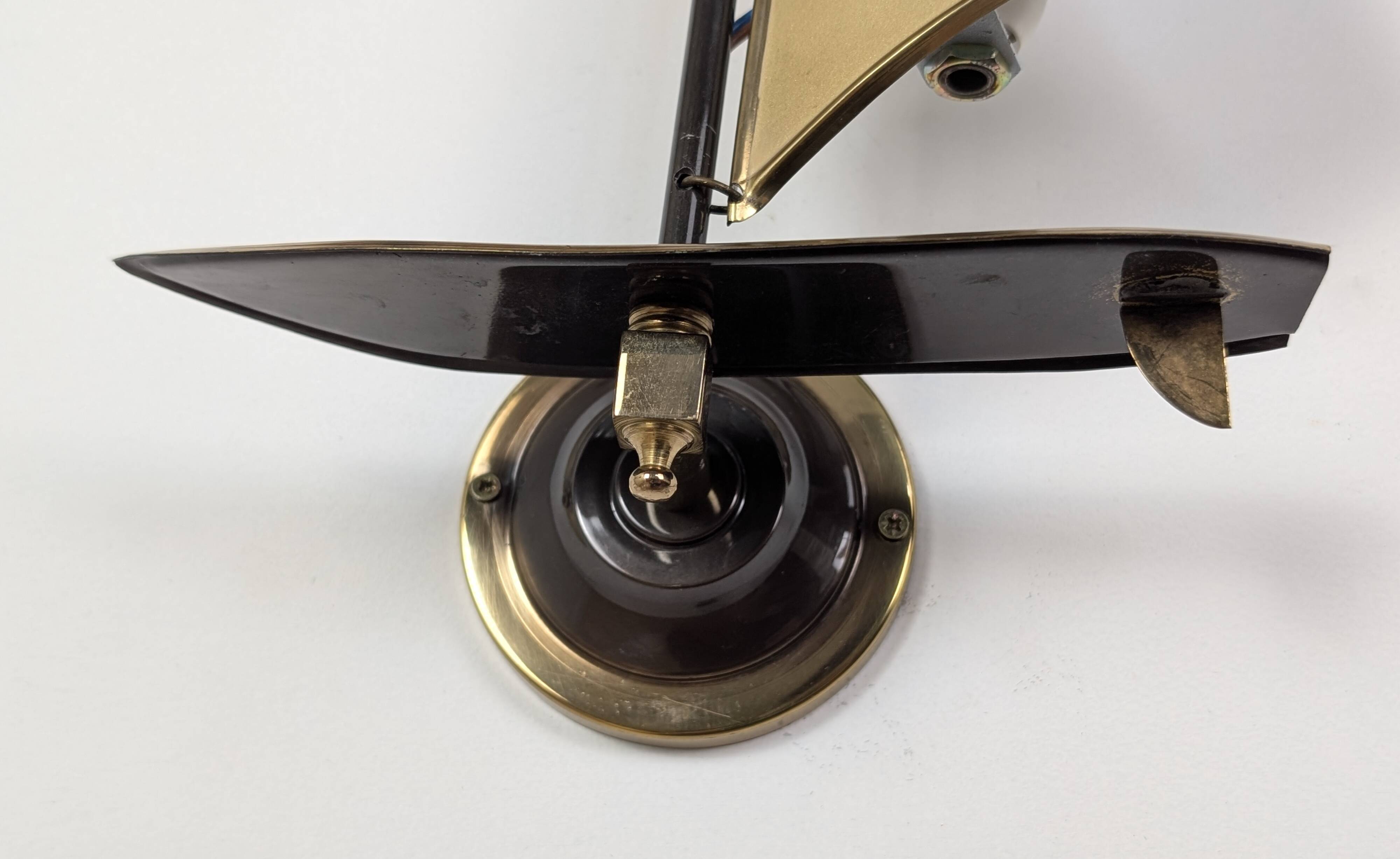 Pair of "sailboat" wall lights
