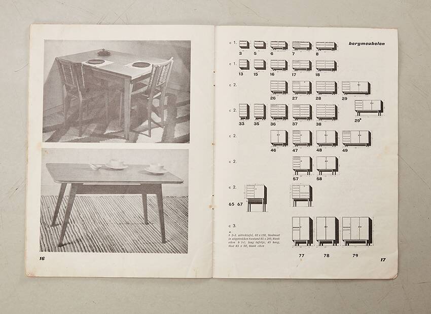 Buffet rare, modèle C2-29, par Mart Stam pour UMS Pastoe Pays-Bas 1948