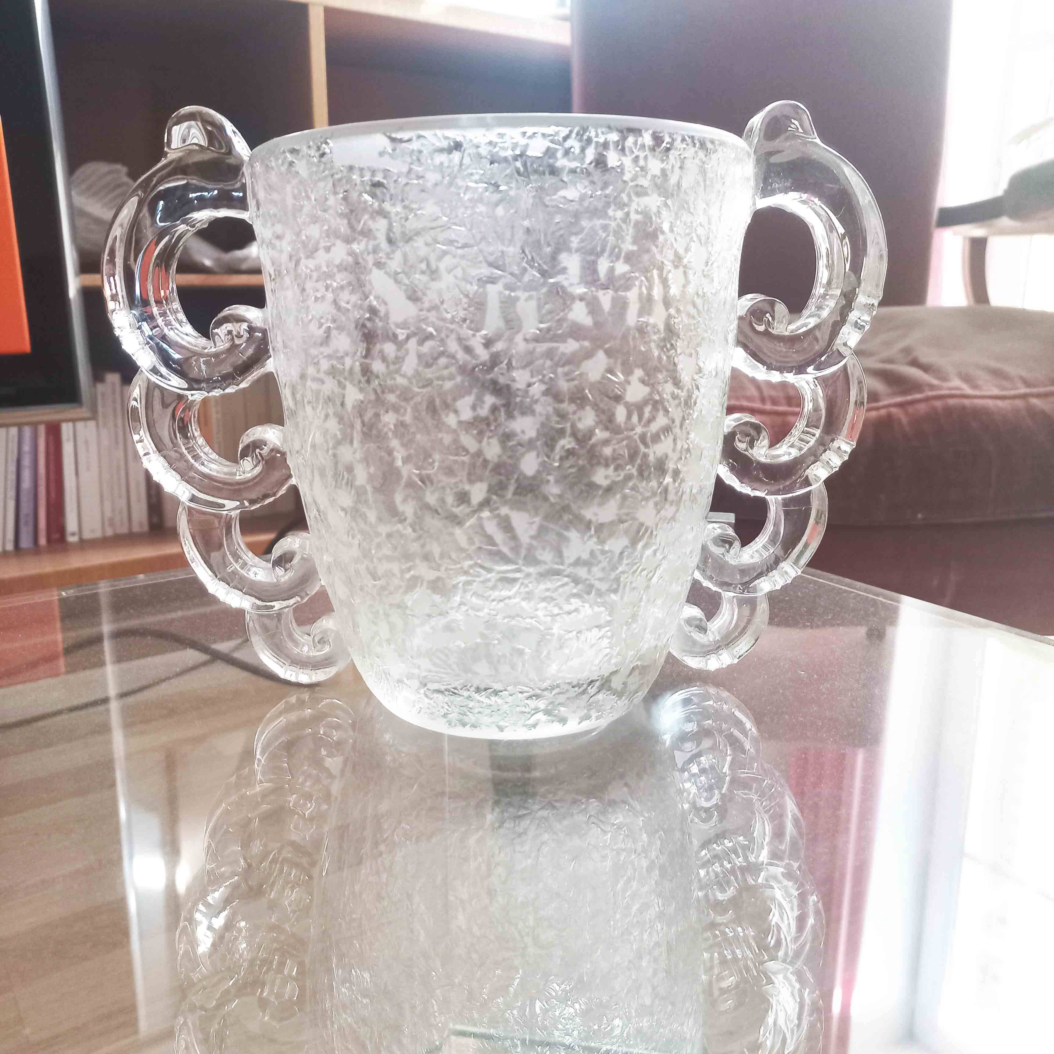 Art Deco Vase Daum Pierre d'Avesn
