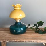 Lampe en verre vintage