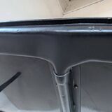 Italian designer leather bench, Enrico Pellizzoni