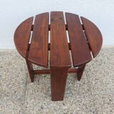 Swedish pine stool, 60s-70s