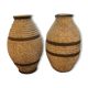 Pair of Art Deco vases signed ODYV