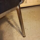 Driver skaï black armchair