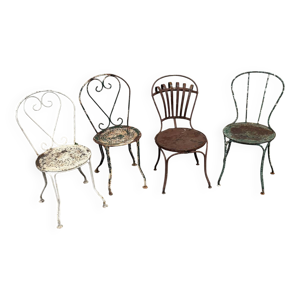 Chaises de jardin vintage