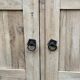 Armoire de ferme rénovée en chêne massif brut du 19ème