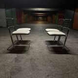 70's chrome chairs