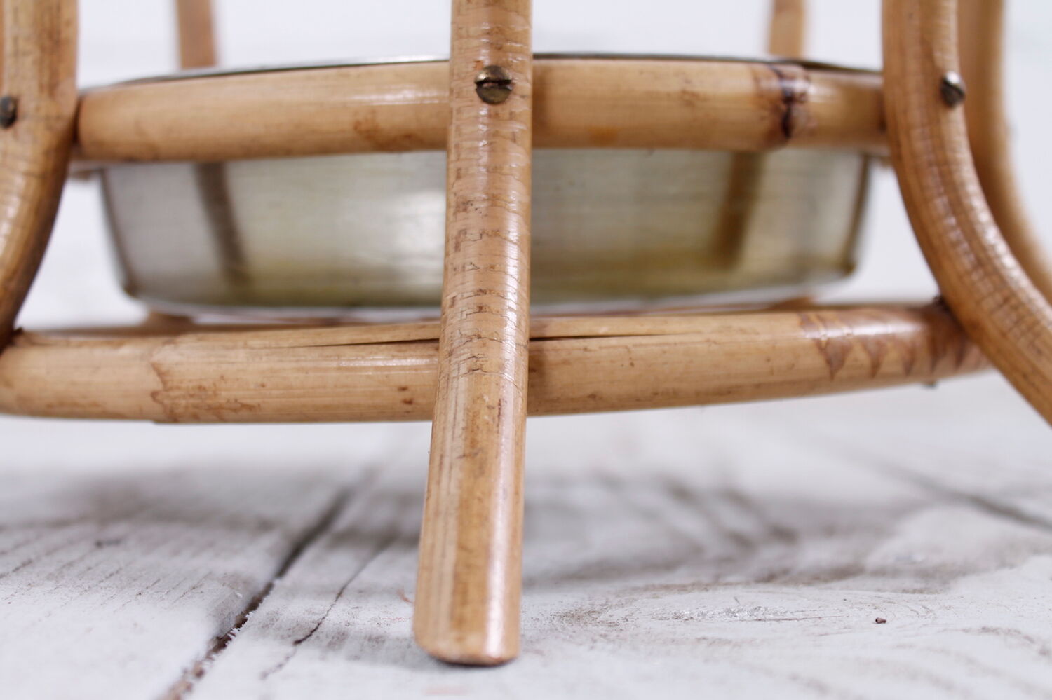 Italian Bamboo Umbrella Stand, 1950s
