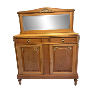 Buffet en bois brut et