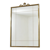 Vintage mirror signed Création Atelier J.A Paris – Registered model, silvering